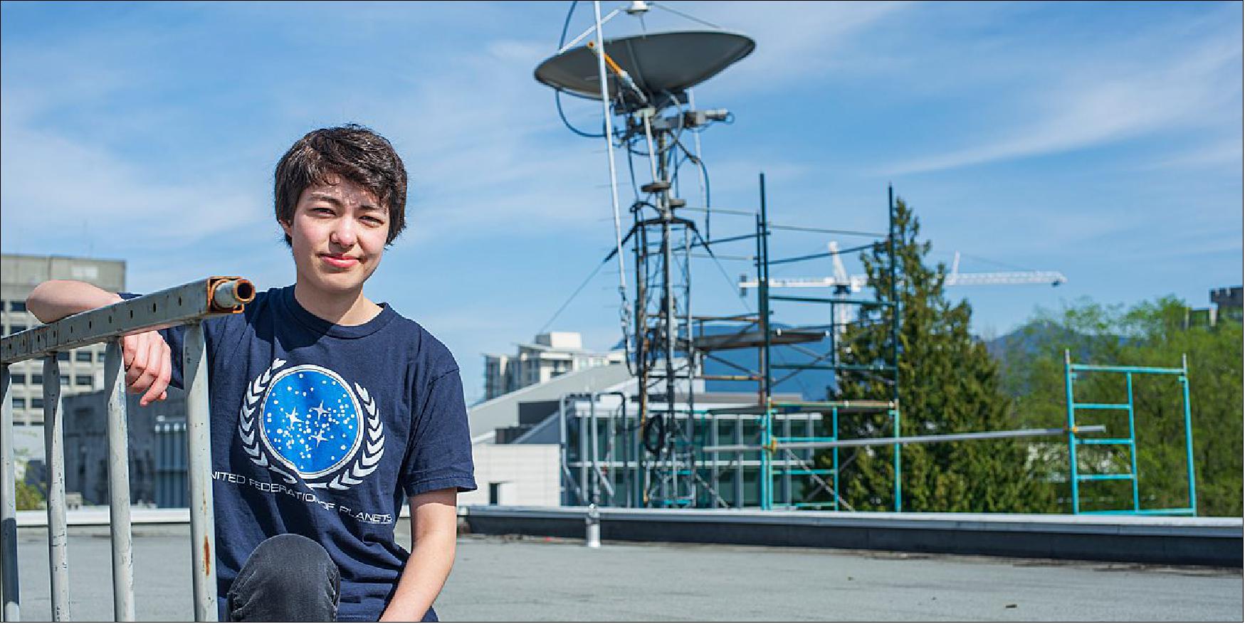 Figure 23: Michelle Kunimoto has discovered 17 new planets (photo credit: UBC)