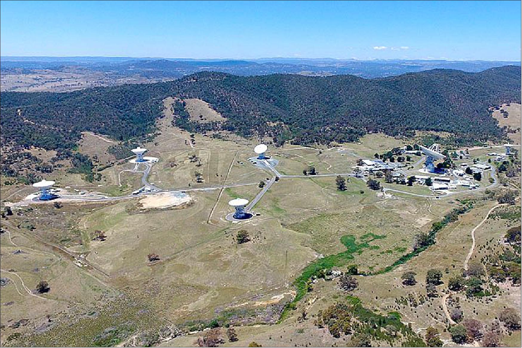 Figure 112: Photo of the Canberra DSN site (image credit: DSN. DSN is a service of NASA’s Space Communications and Navigation Program (SCaN) within the agency’s Human Exploration and Operations Mission Directorate)