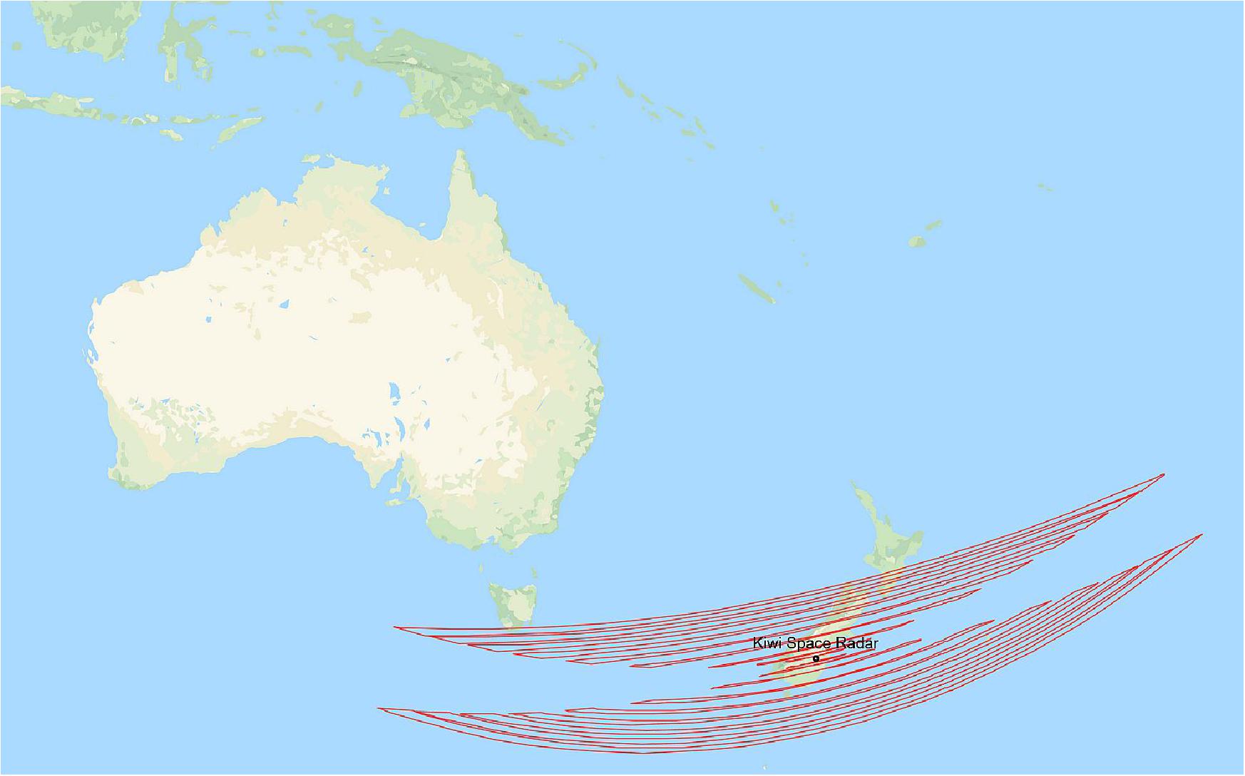 Figure 19: Location of the Kiwi Space Radar in New Zealand (image credit: LeoLabs)