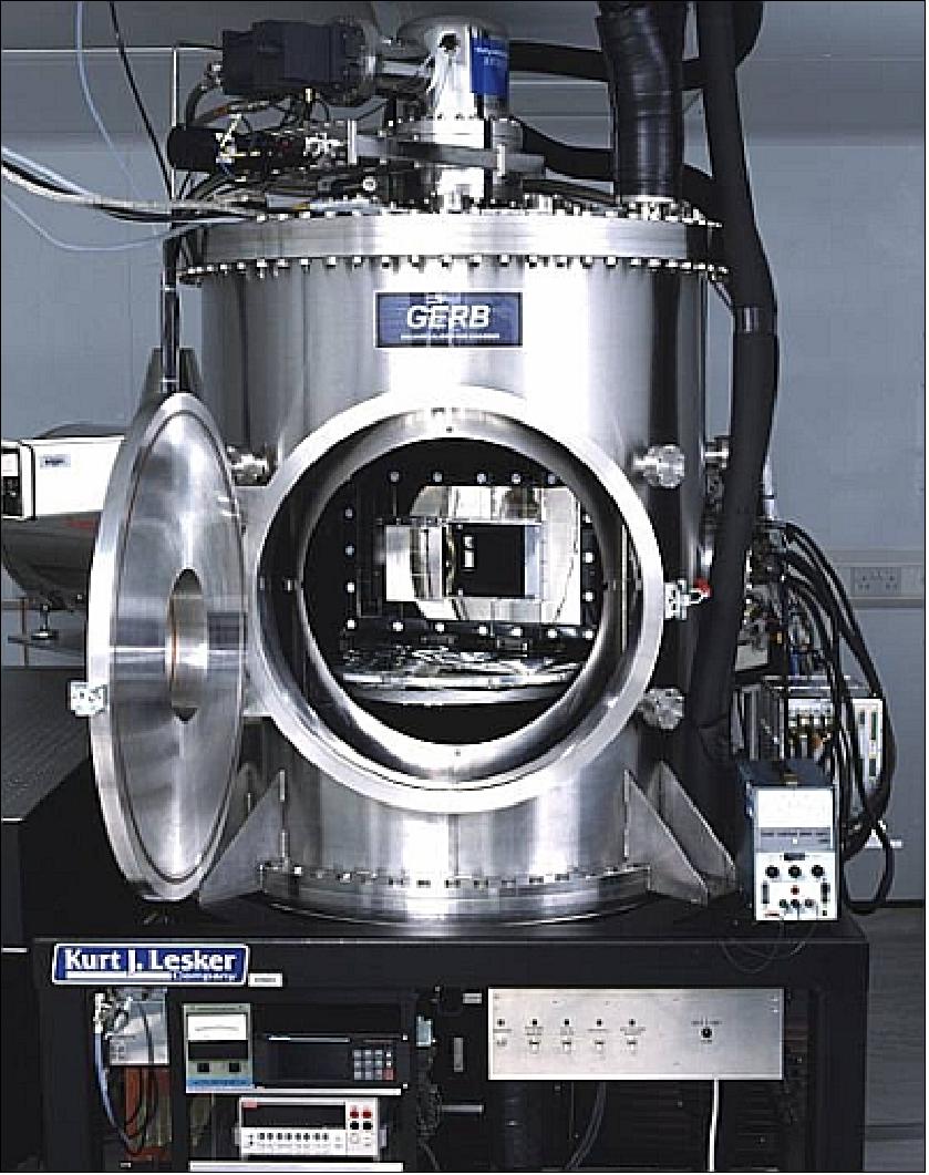 Figure 34: Illustration of the IOU inside the calibration tank for pre-flight calibration (image credit: RAL)