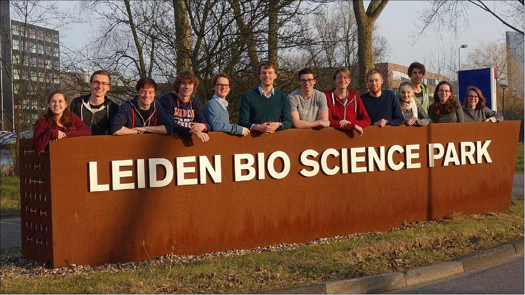 Figure 43: iGEM team from the Institute of Biology at Leiden University, The Netherlands (image credit: Institute of Biology at Leiden University)
