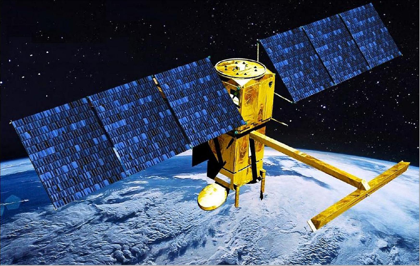 Figure 4: Artist's rendition of the deployed SWOT satellite (image credit: TAS)