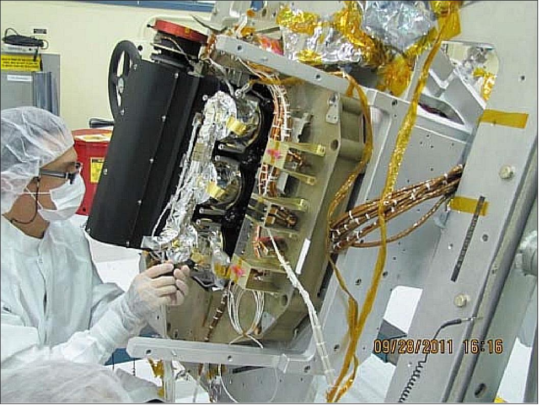 Figure 34: Photo of CSS integrated with OBA (Optical Bench Assembly), image credit: NASA/JPL