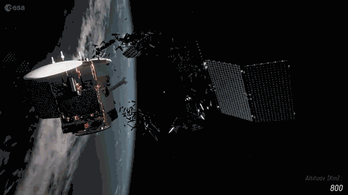 Figure 24: Despite progress in technology, and in understanding the space environment, the need for significantly increasing the pace in applying proposed measures to reduce debris creation has been identified at Europe’s largest-ever space debris conference (more via International Consensus on Debris Threat).