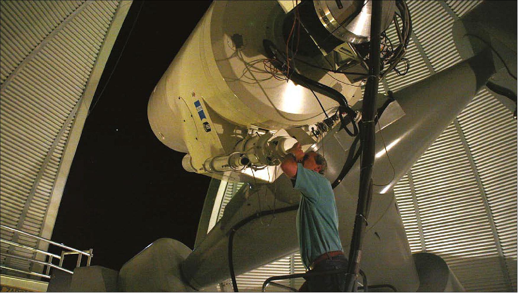 Figure 43: ESA’s 1 m diameter Zeiss space debris telescope at the Optical Ground Station on Tenerife (image credit: ESA)