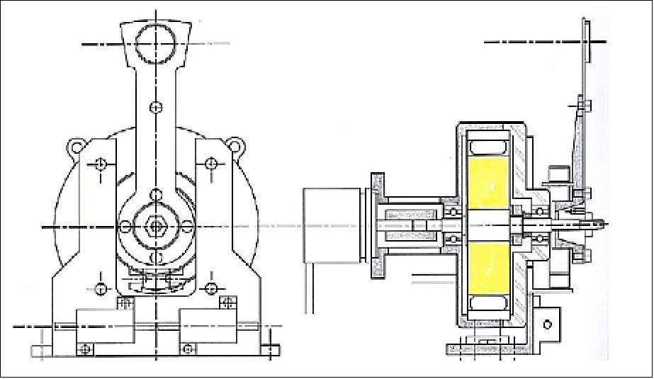 Figure 50: Schematic view of the shutter mechanism (image credit: ASPIICS consortium)