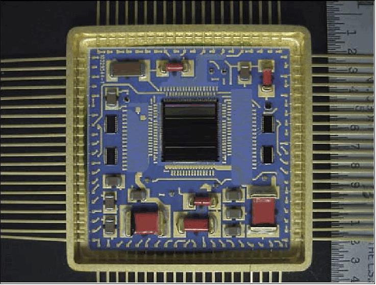 Figure 112: Photo of the PHASIC chip installed in hybrid (image credit: ISIS-EPI collaboration)