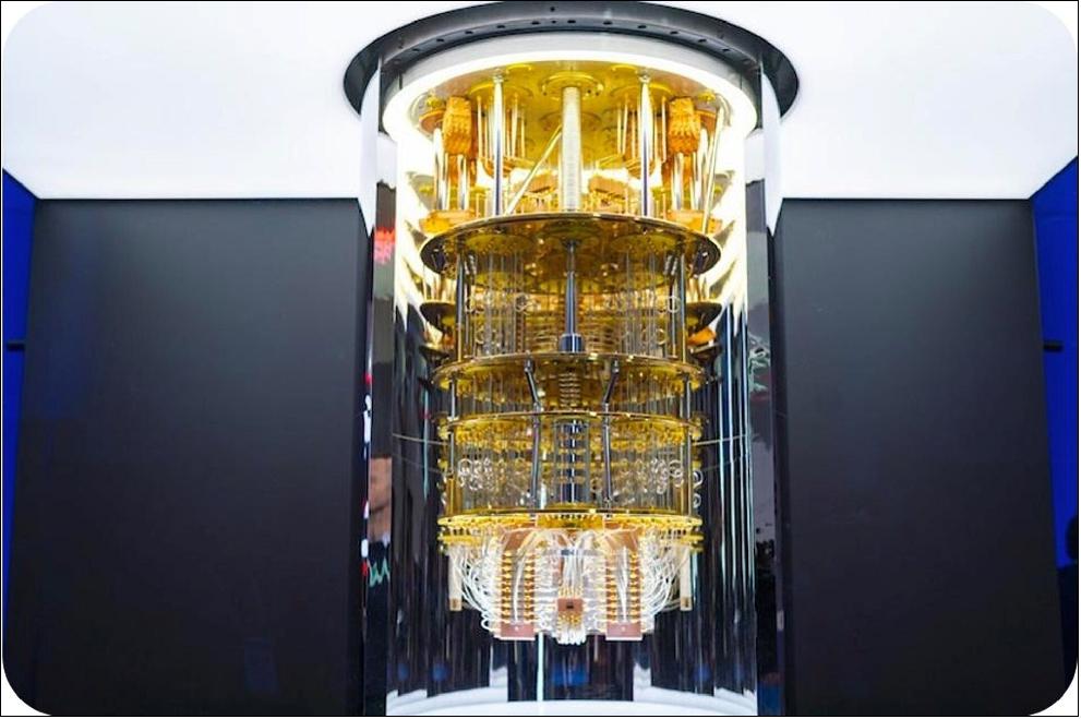 Figure 22: Quantum computing has the potential to improve performance, decrease computational costs and solve previously intractable problems in Earth observation by exploiting quantum phenomena such as superposition, entanglement and tunnelling (image credit: IBM)