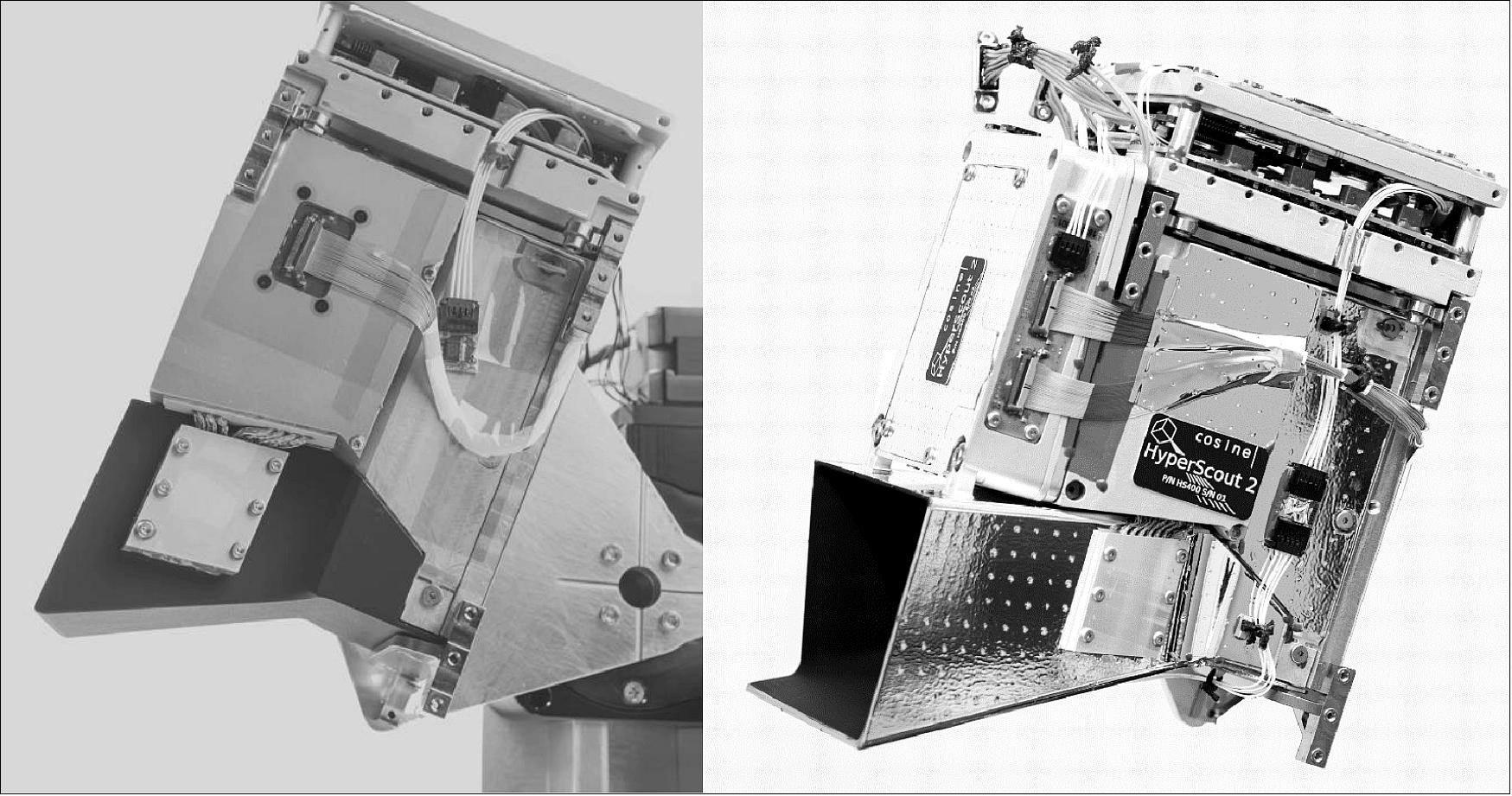 Figure 1: Left: HyperScout-1 Protoflight Model, Right: HyperScout-2 Protoflight Model (image credit: cosine Remote Sensing, ESA/ESTEC)
