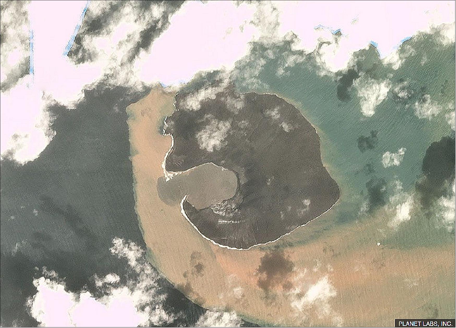 Figure 27: After the event: One of Planet's Doves observes the scene a week after the disaster on 30 December 2018 (image credit: Planet Labs Inc.)