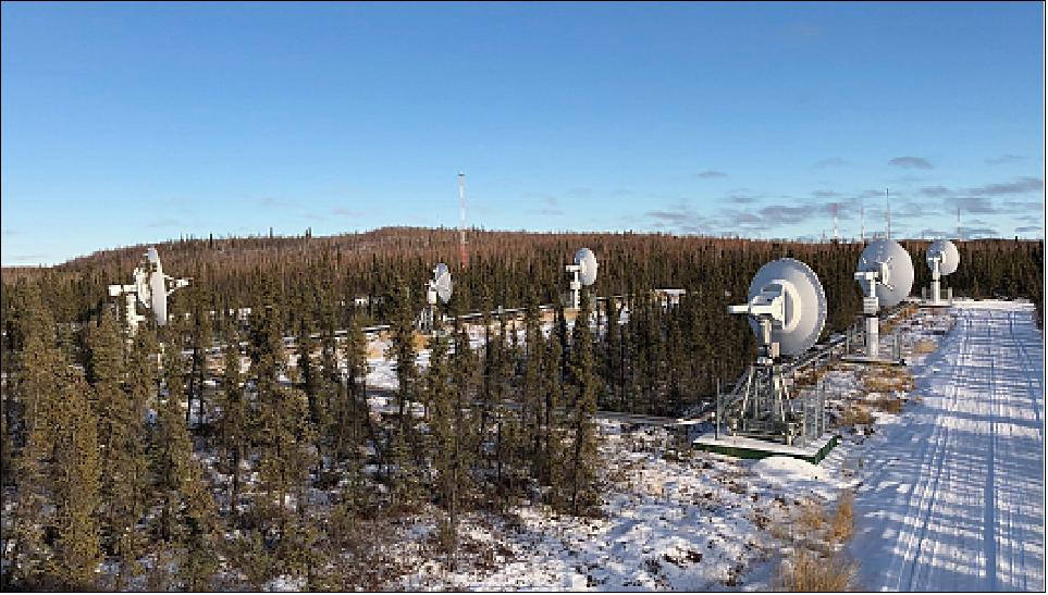Figure 22: Canadian Satellite Ground Station Inuvik (CSGSI), Inuvik, NWT, Canada (image credit: CSA)