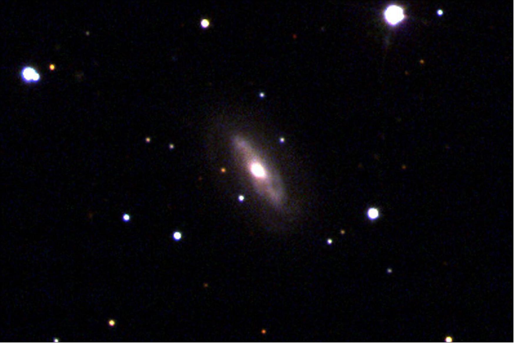 Figure 8: The Galaxy J0437+2456 is thought to be home to a supermassive, moving black hole [image credit: Sloan Digital Sky Survey (SDSS)]