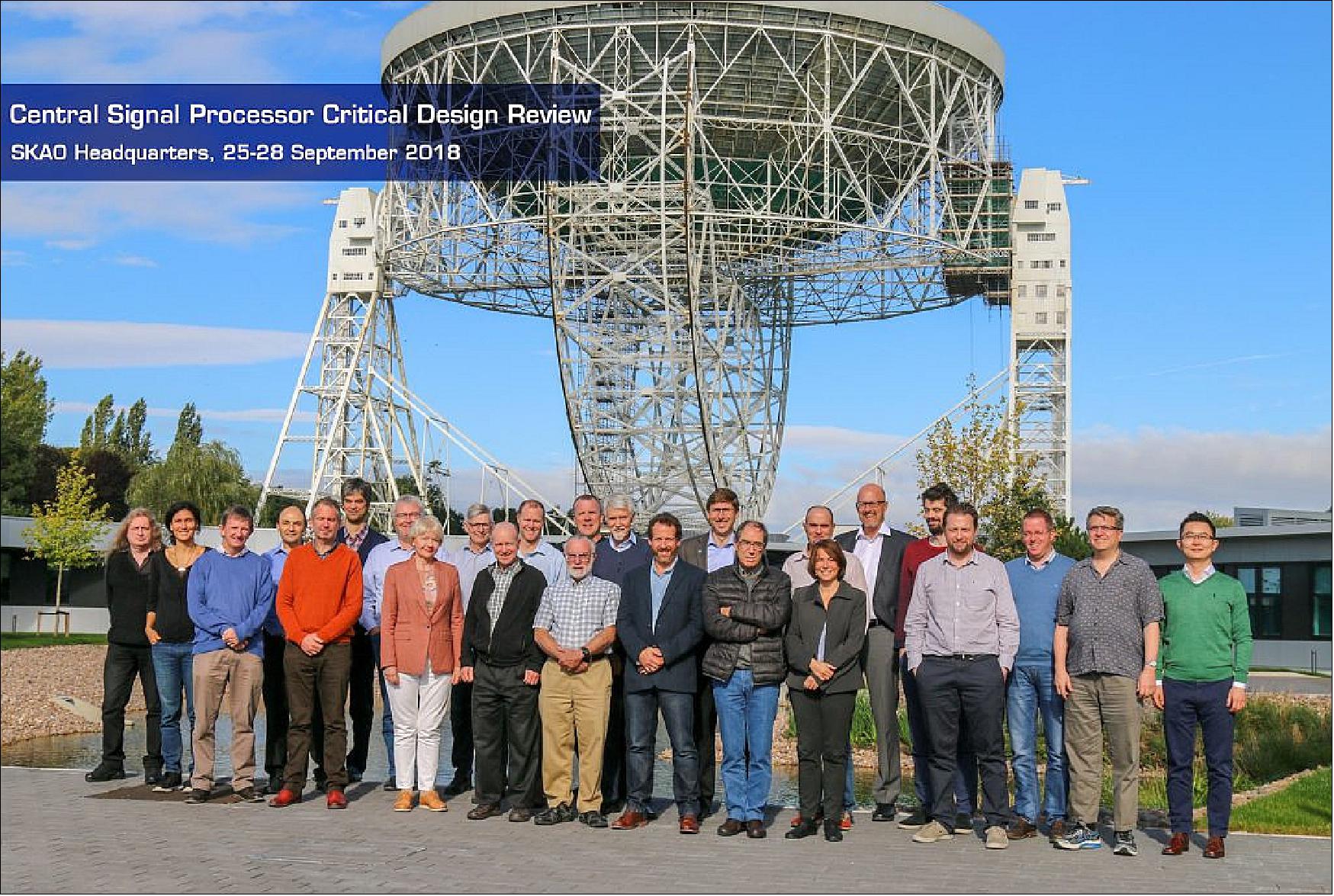 Figure 27: Members of the Central Signal Processor consortium at SKA Global Headquarters during the Critical Design Review in September 2018 (image credit: SKA Organization)