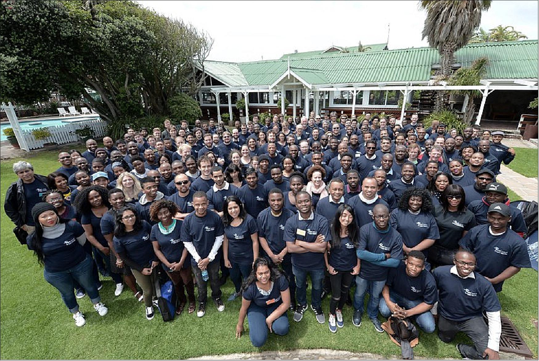 Figure 79: Students from across the continent participated in the 2018 SARAO Postgraduate Bursary Conference which was held in December 2018(image credit: SARAO)