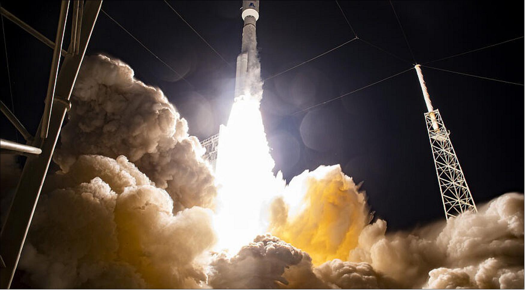 Figure 11: A United Launch Alliance Atlas V 551 rocket launched the Space Test Program-3 (STP-3) mission for the U.S. Space Force 7 December 2021, at 5:19 a.m. EST (image credit: ULA webcast)