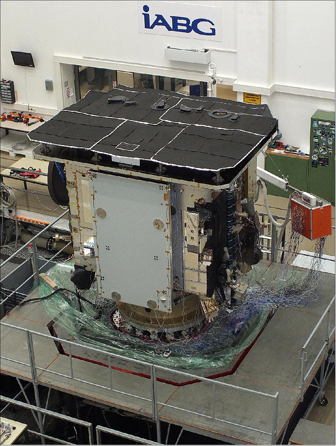 Figure 20: Photo of the STM during testing at IABG in Ottobrunn (image credit: IABG)