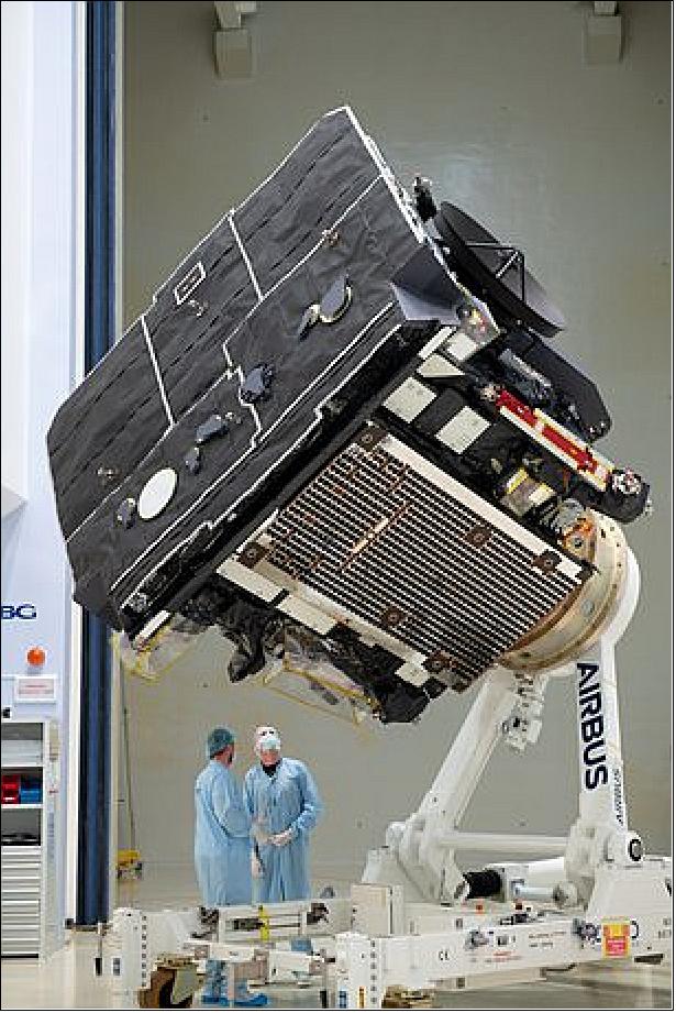 Figure 7: Solar Orbiter at IABG in Ottobrunn, Germany (image credit: ESA, S. Corvaja)