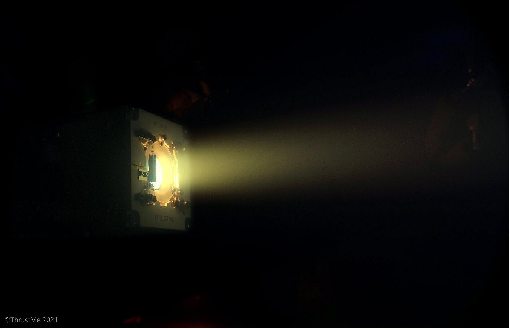 Figure 9: An iodine thruster was used to change the orbit of a small satellite for the first time ever (image credit: ThrustMe)