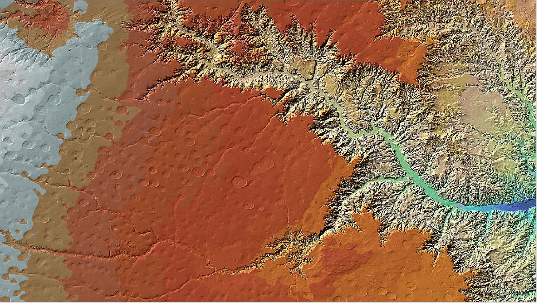 Figure 62: TanDEM mission elevation model of the Palo Duro Canyon, Texas, USA (image credit: DLR)