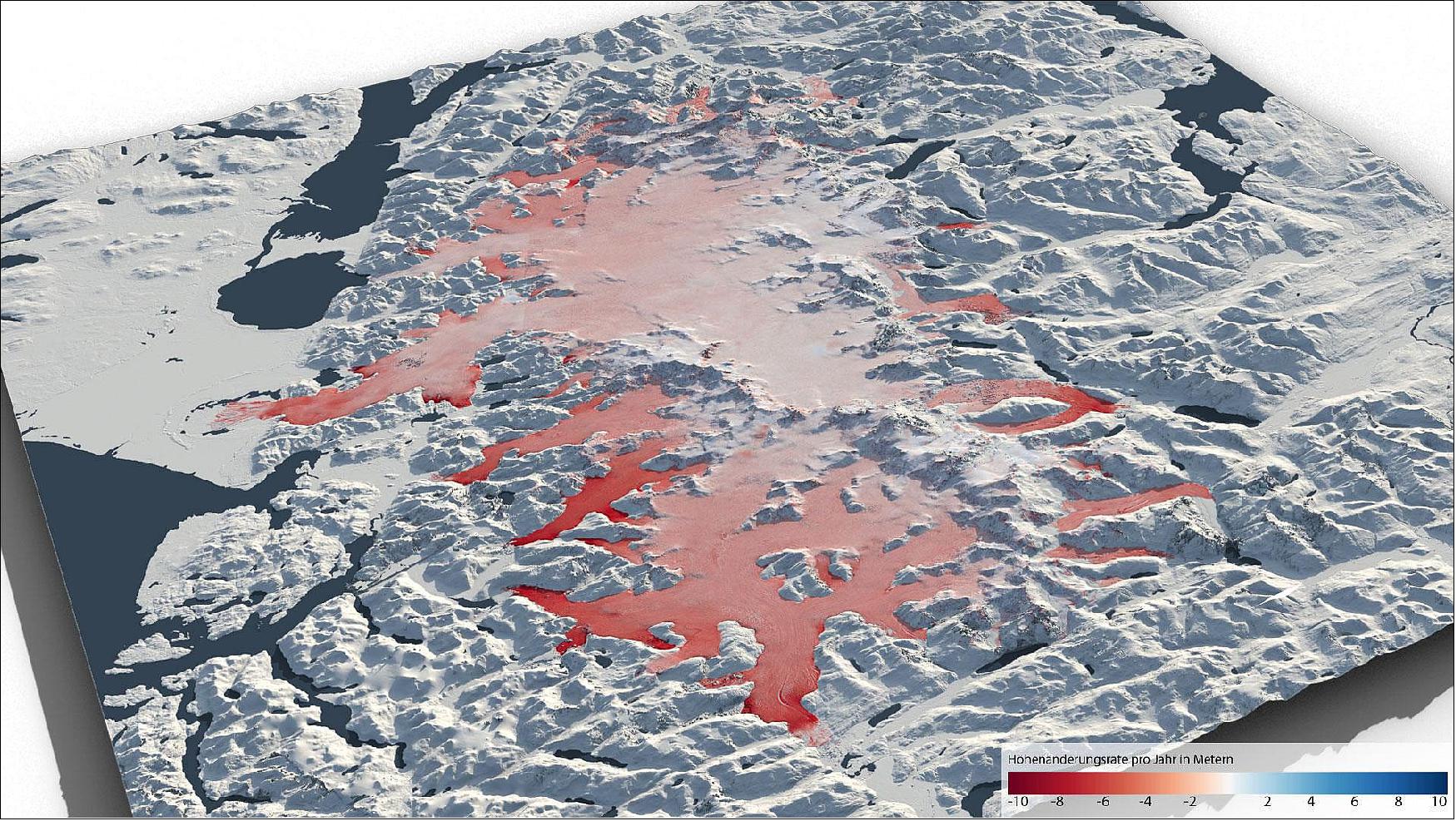 Figure 19: Patagonian ice fields (image credit: DLR/EOC)
