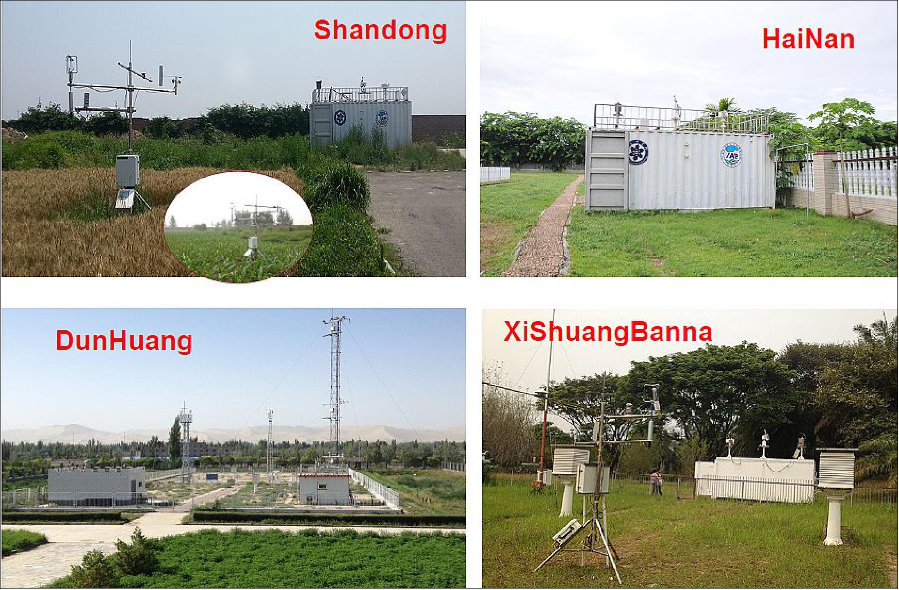 Figure 21: Surface CO2 validation stations (image credit: TanSat collaboration)