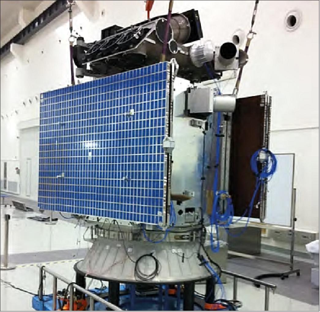 Figure 4: Photo of the TanSat Chinese Carbon Dioxide Observation Satellite (image credit: NRSCC, ESA) 11)