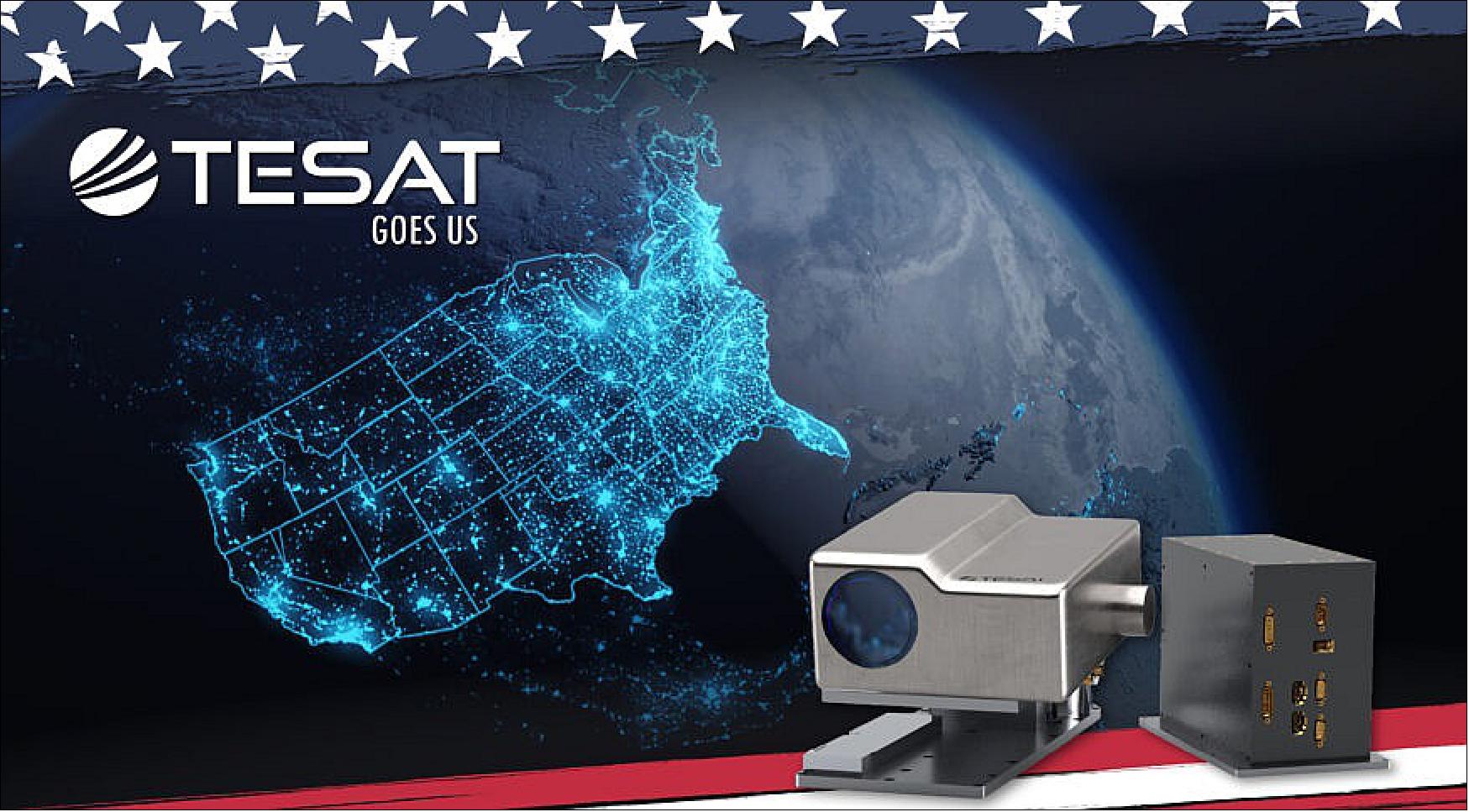 Figure 1: Tesat-Spacecom (TESAT), the global leader in optical communication technologies for space, is expanding its manufacturing footprint into the United States to support its U.S. government and commercial customers (image credit: Tesat)