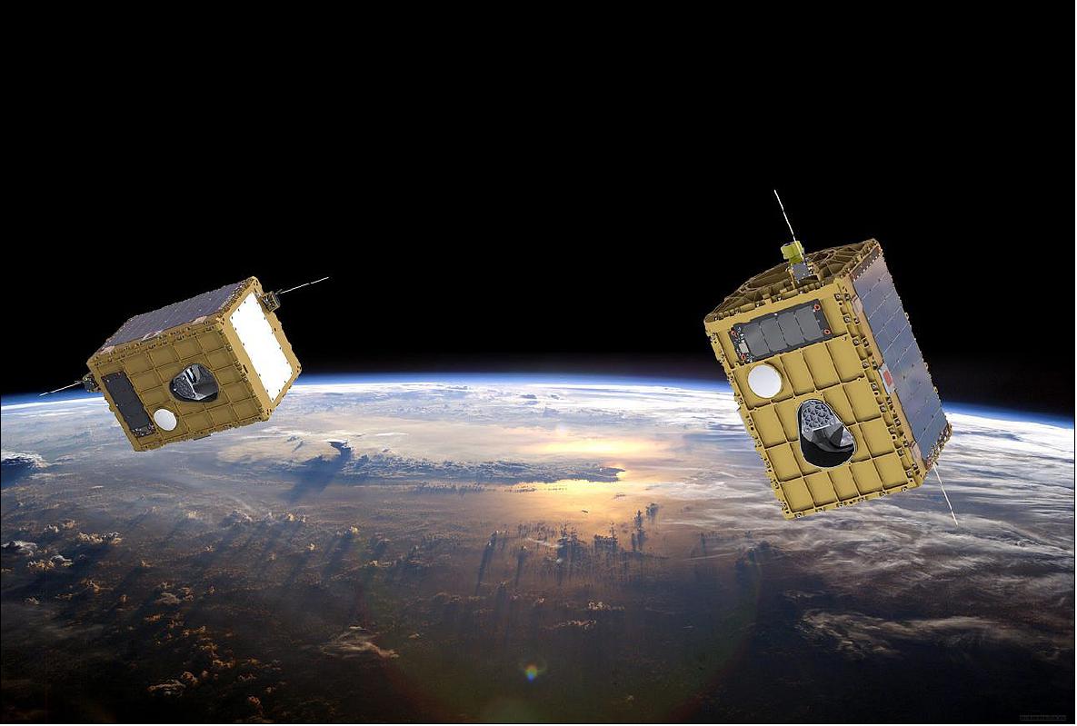 Figure 10: Two views of Orbital Sidekick's Aurora microsatellite mission (image credit: Orbital Sidekick)