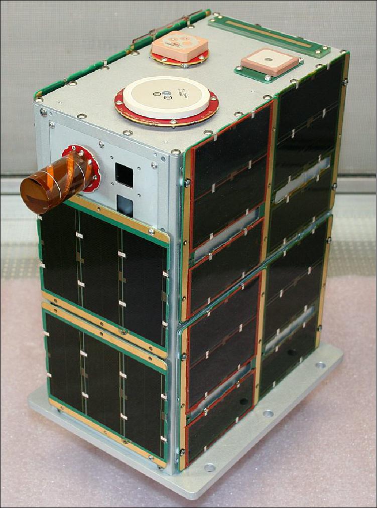 Figure 7: Illustration of the TagSat-2 6U CubeSat (image ccredit: Nearspace)
