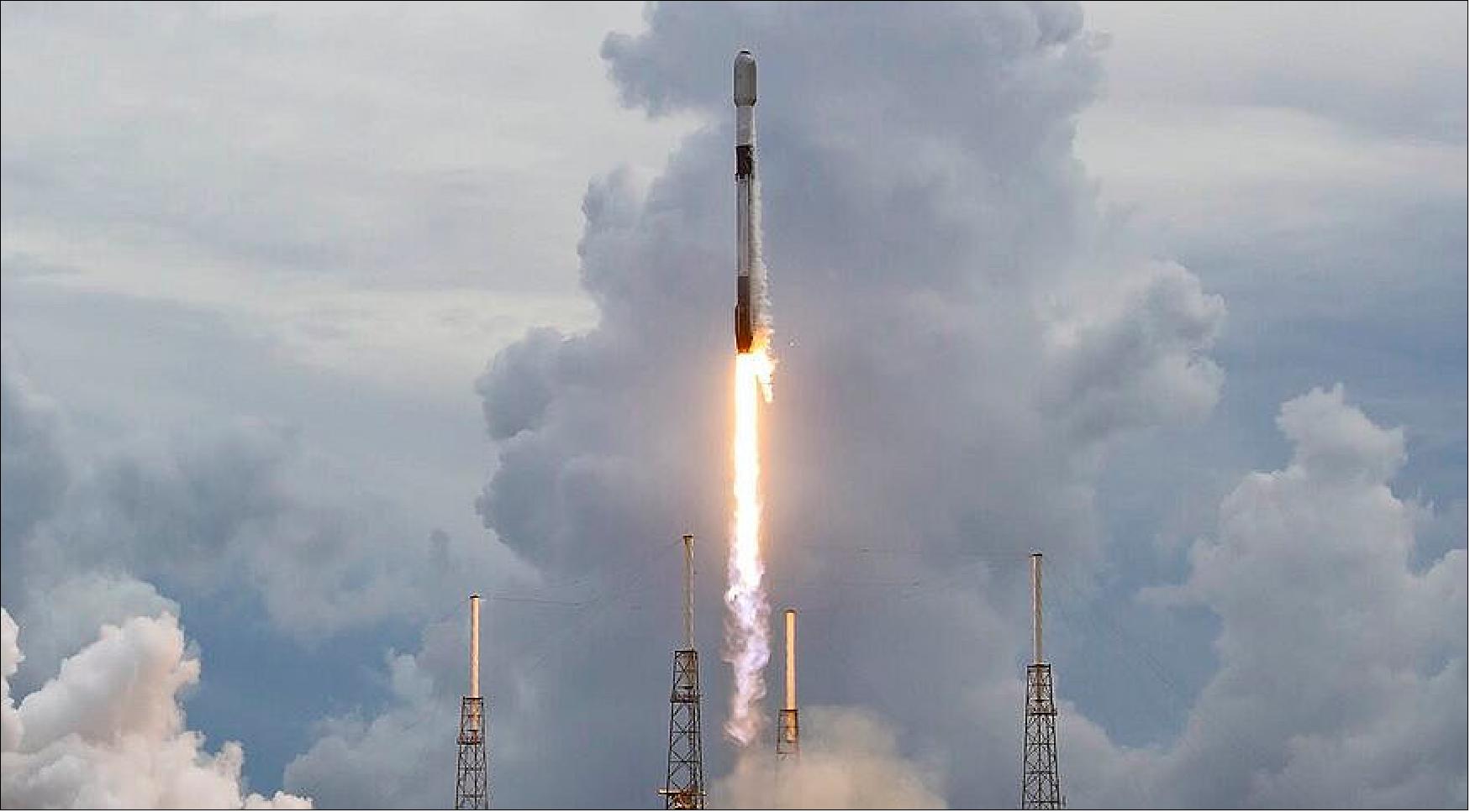 Figure 4: The June 30 Falcon 9 launch of the Transporter-2 mission was the first launch to use the FAA's Space Data Integrator, a tool intended to reduce the time airspace is closed for launches (image credit: SpaceX)