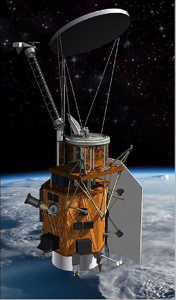 Figure 3: WSF-M notional space vehicle (image credit: Ball Aerospace)